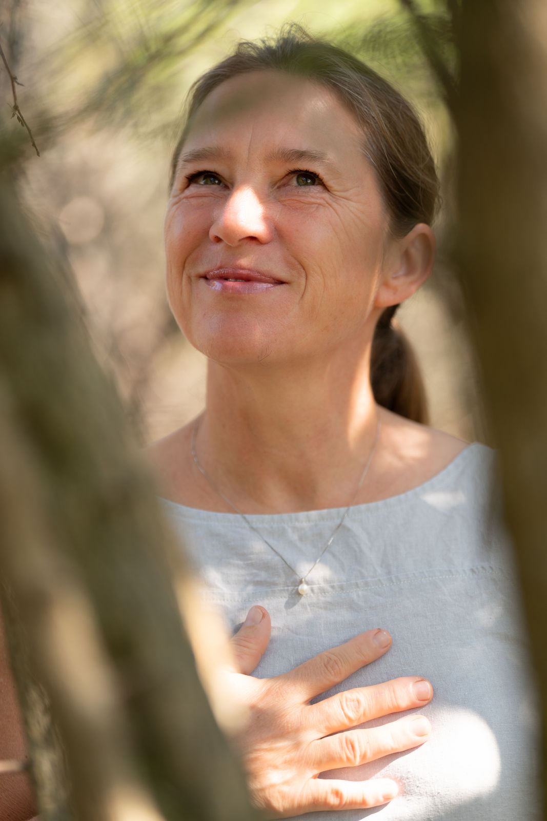 Susanne in der südafrikanischen Wildnis